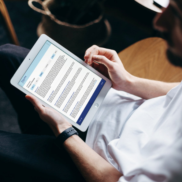 Receiving Test Results and Information using an iPad